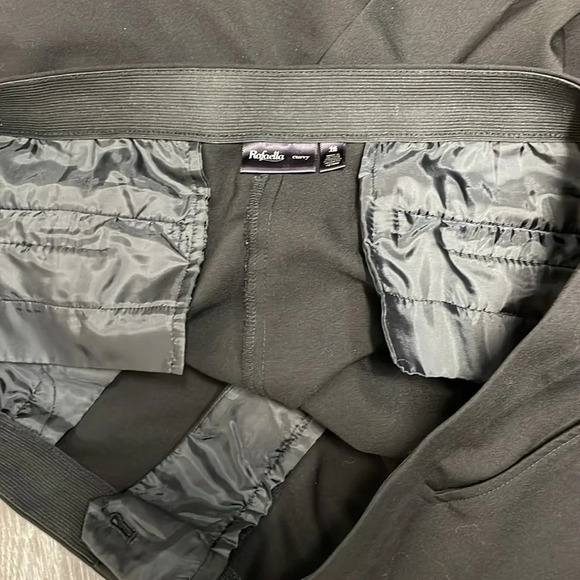 Rafaella Curvy Black Lightweight Satin Twill Ankle Pant 16 - Picture 10 of 12